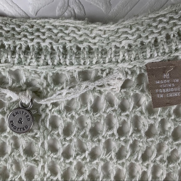 Anthro Knitted & Knotted Bella Cardigan SZ M - Picture 4 of 8